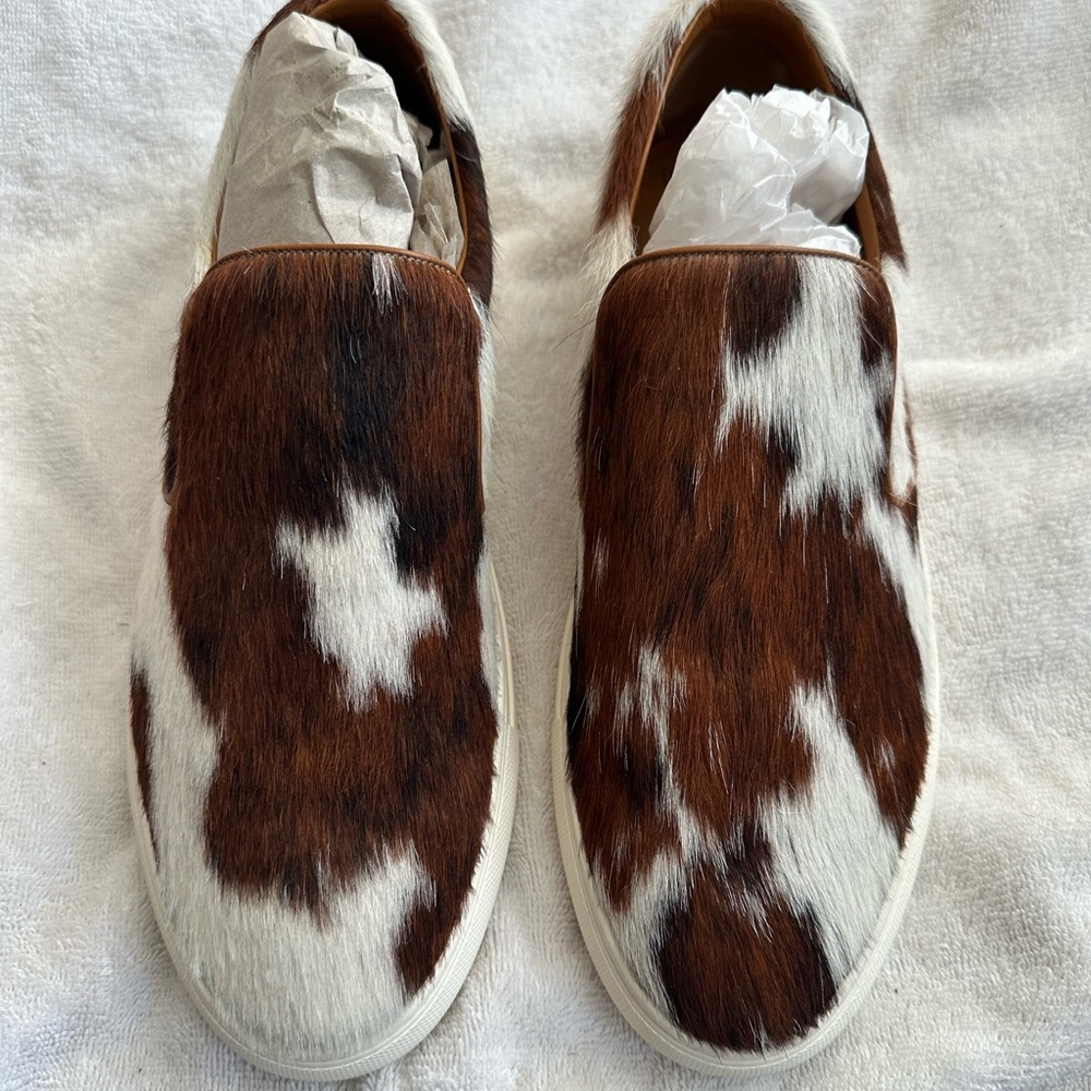 BALLYS PONY HAIR LOAFERS size 11 New